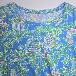 LILY PULITZER Medium Cody Beneath The Bougainvillea Multicolor Dress Beach -1502